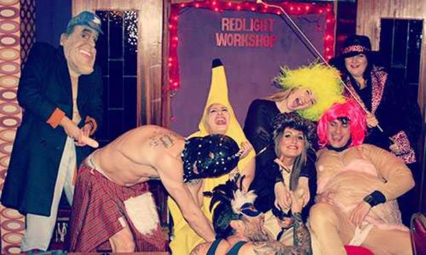 Red Light Photoshoot for Hen Weekends, Hen Dos and Hen Parties