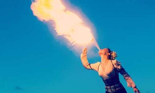 Amsterdam Hen Do Ideas and Activities - Fire Breathing Workshop