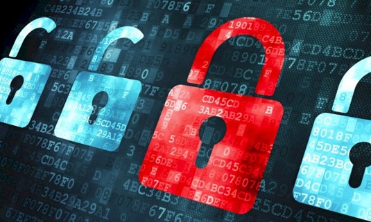 Red & Blue Neon Padlocks