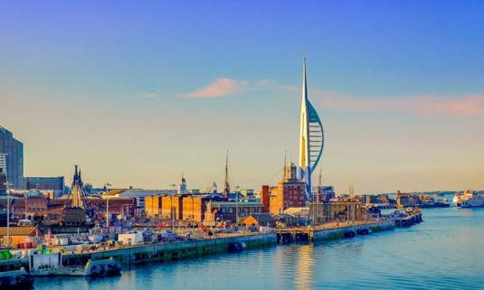View of Portsmouth seafront